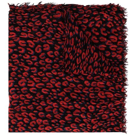 louis vuitton red leopard print scarf|louis vuitton red scarf.